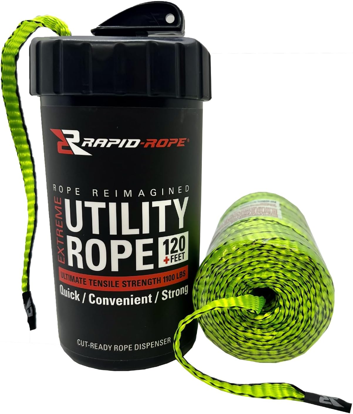 Rapid Rope Canister 120ft G2 Green Flat Tactical Paracord