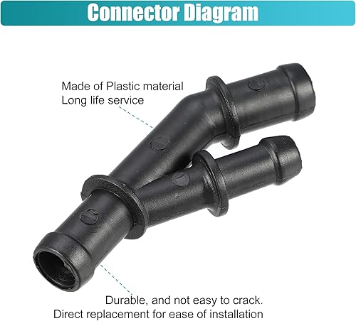 Miniatura 5 de X AUTOHAUX Conector de manguera de refrigerante del motor para Volkswagen Golf Jetta 2000-2005 para Audi TT 1999-2006