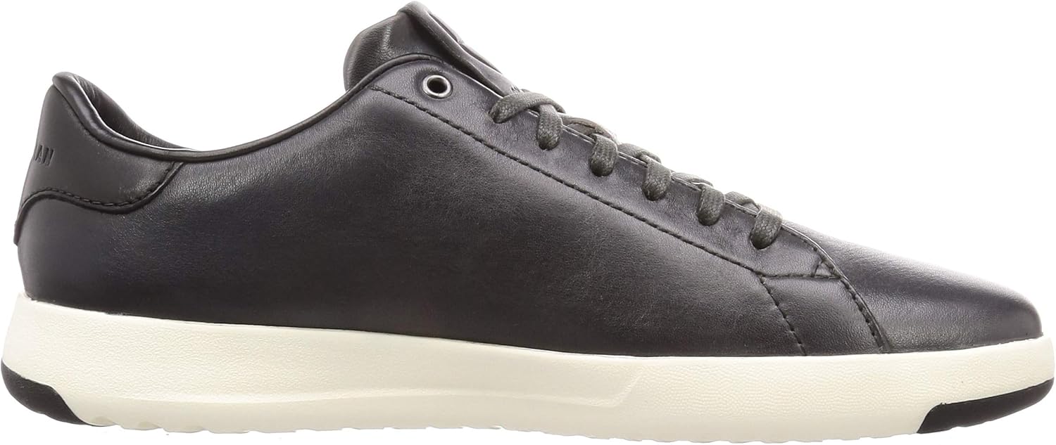 Cole Haan Mens Grandpro Tennis Leather Fashion Sneakers Gray 11 Medium (D)