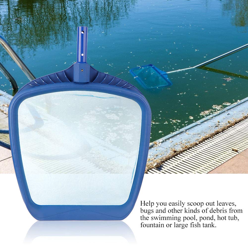 Rastrello per Foglie per Piscine, Rete a Maglia fine, pulitore per Skimmer per laghetti, vasche idromassaggio, fontane e acquari