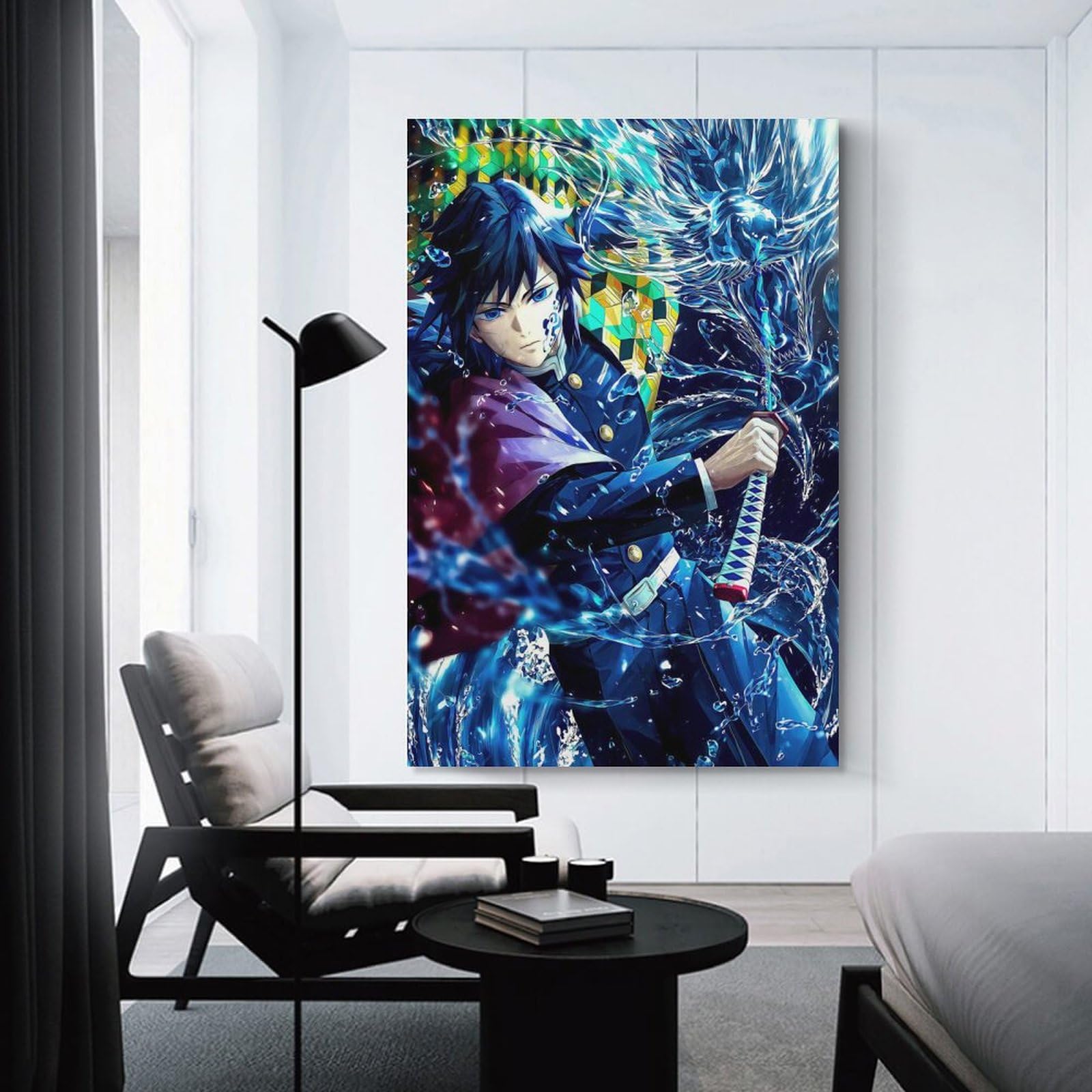 Tomioka Giyu Poster Artworks Canvas Poster Room Aesthetic Wall Art