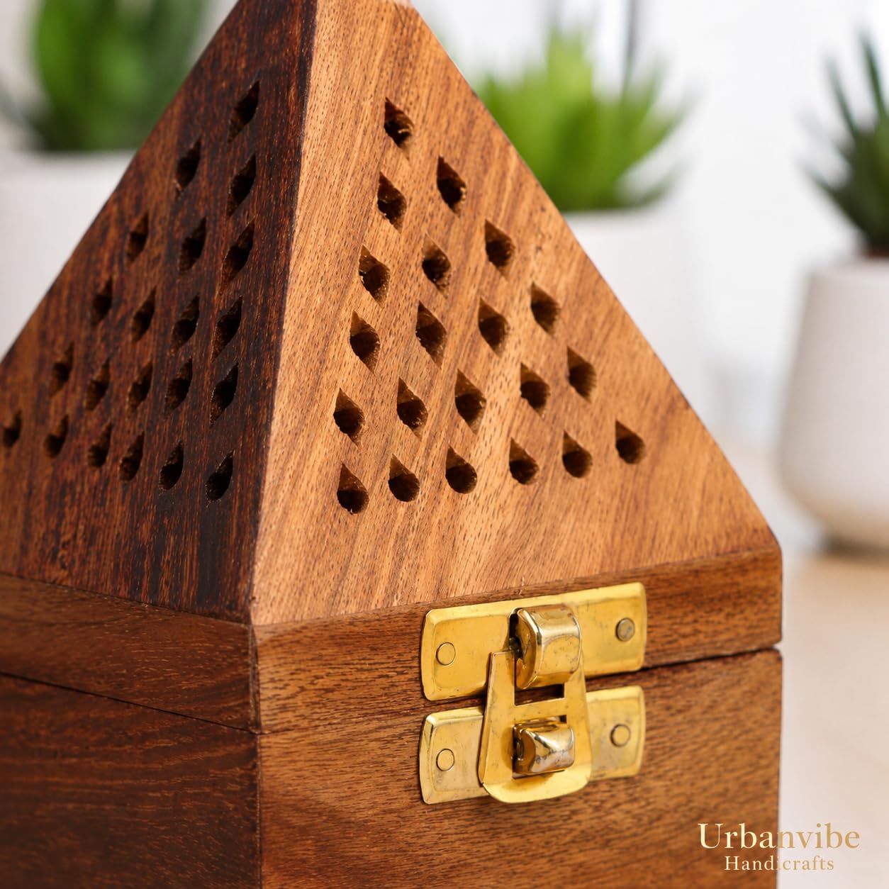 Wooden Dhoop Stand - Pooja Room Incense Holder -3