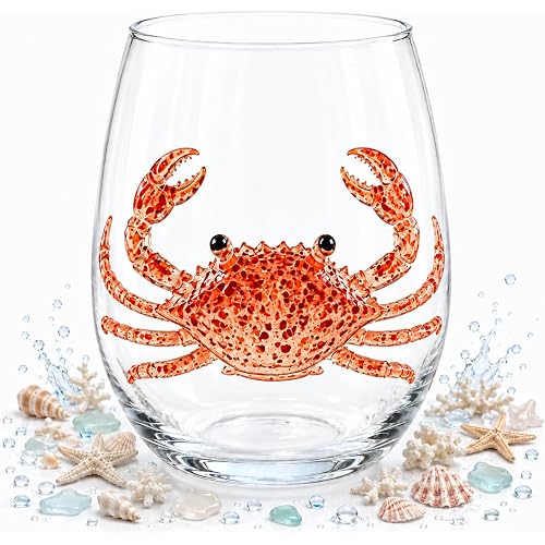 Artisanal Blue Ringed Octopus Glassware, 3D Ocean Animal Artisan Glassware Collection for Fresher Sips, Novelty Ocean Drinking Glass for Cocktails, Gift for Lovers (D 1PC)