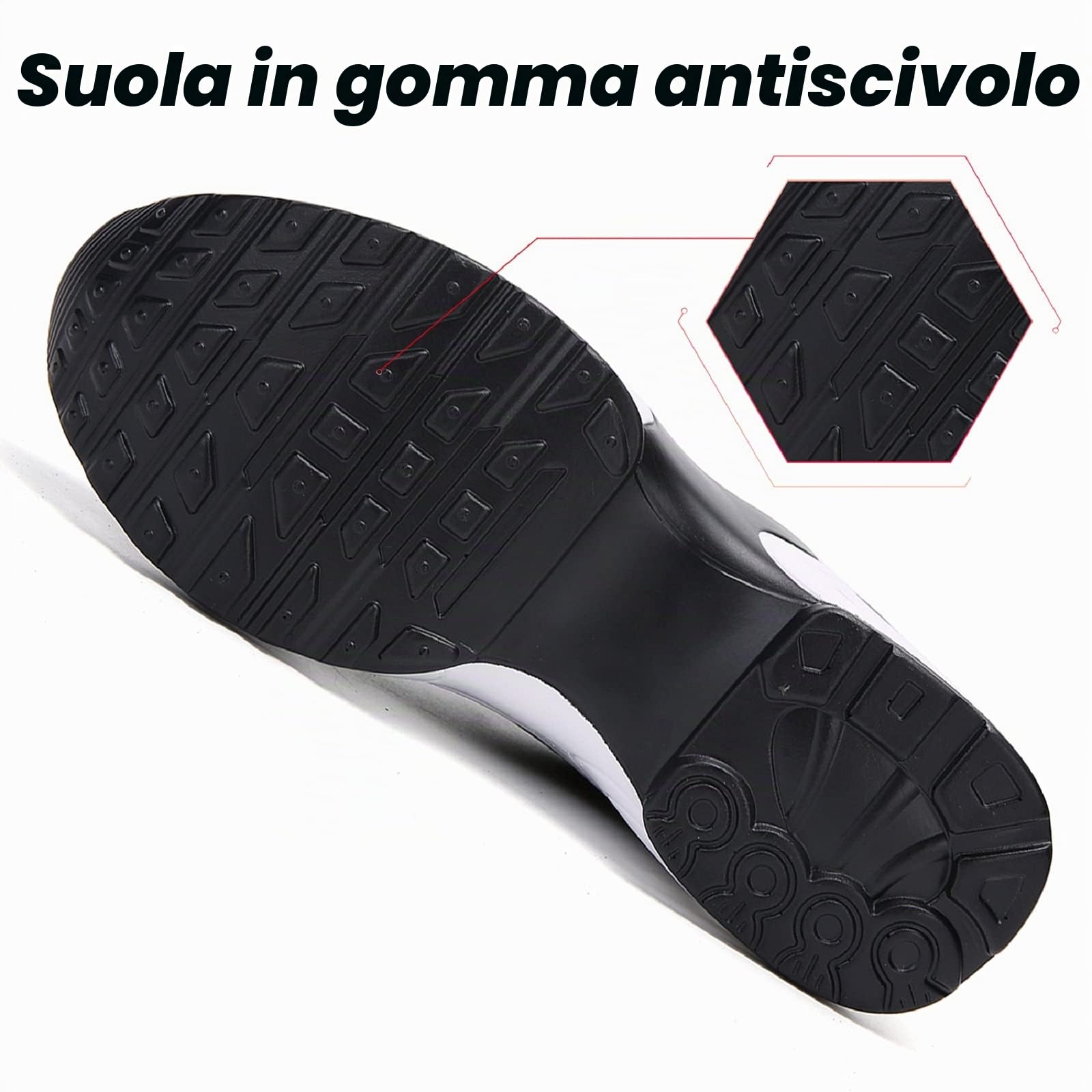 AONEGOLD Sneakers Donna Zeppa Scarpe da Ginnastica Sportive Running Fitness Casual Tacco Zeppa 8.5 CM