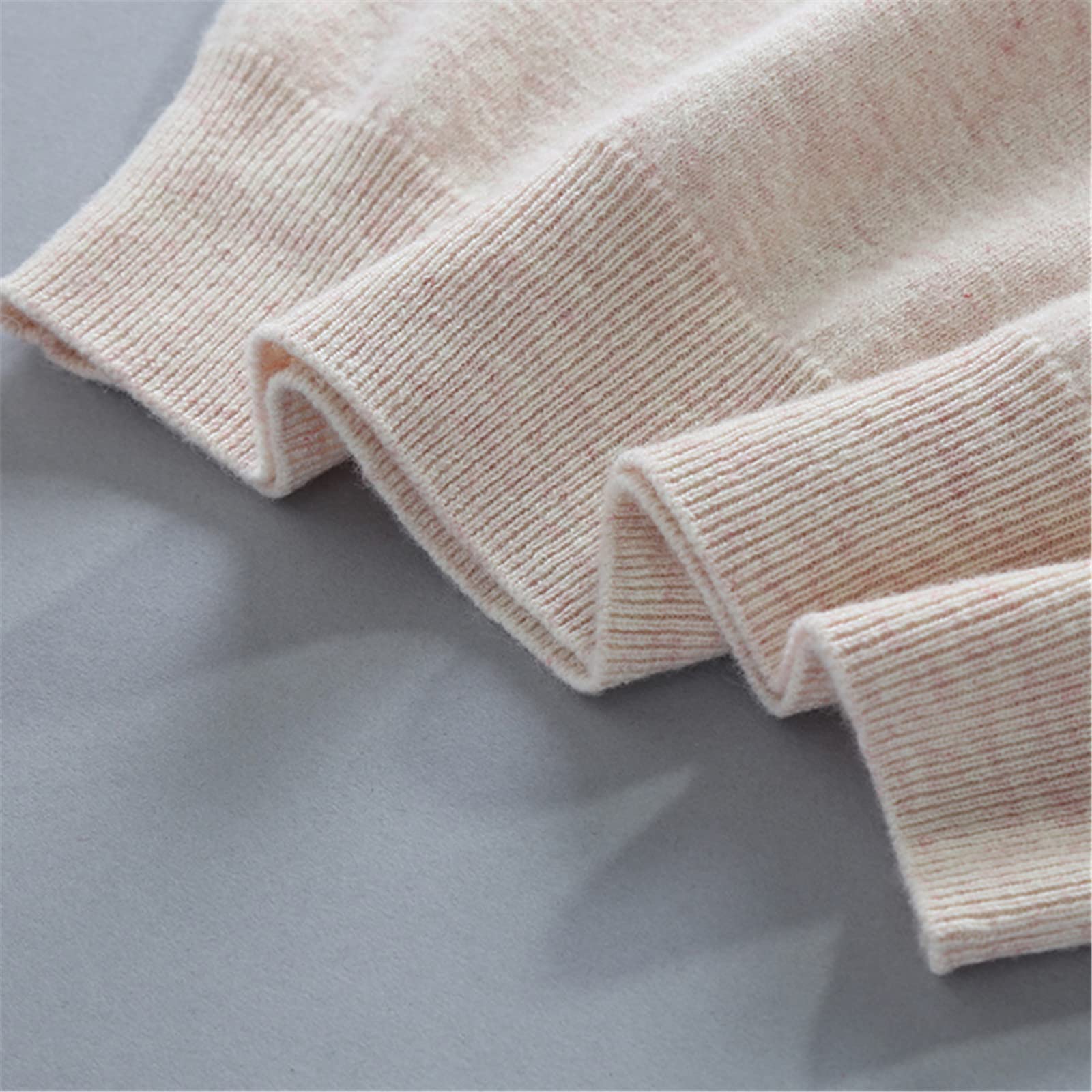 Vogrtcc Pullover a collo alto a maniche lunghe da uomo maglione lavorato a maglia in lana invernale