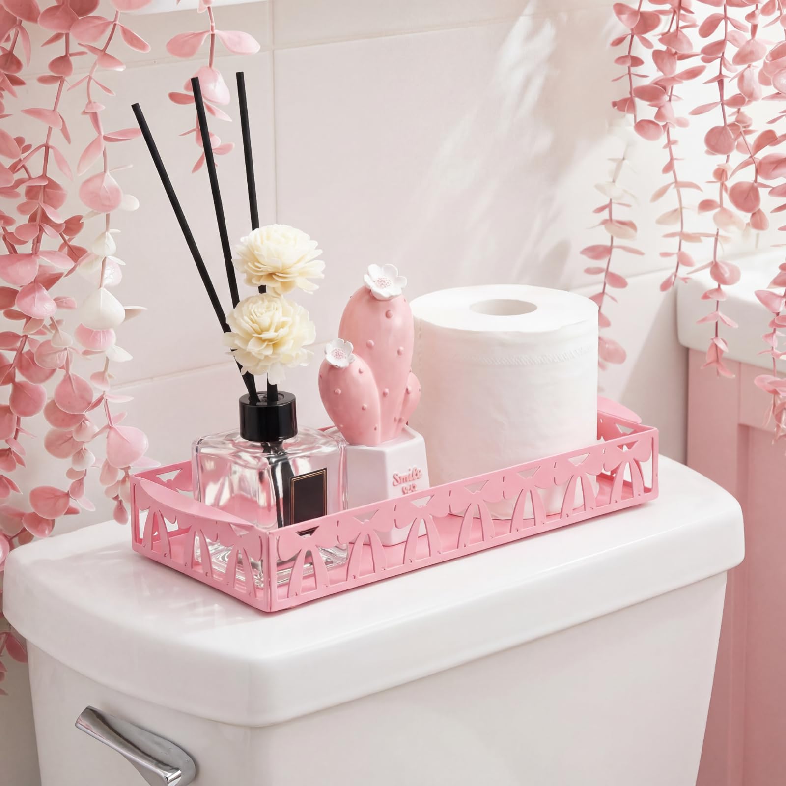 Christmas Tree Toilet Paper Basket Toilet Tank Paper Holder — Amazon image 8