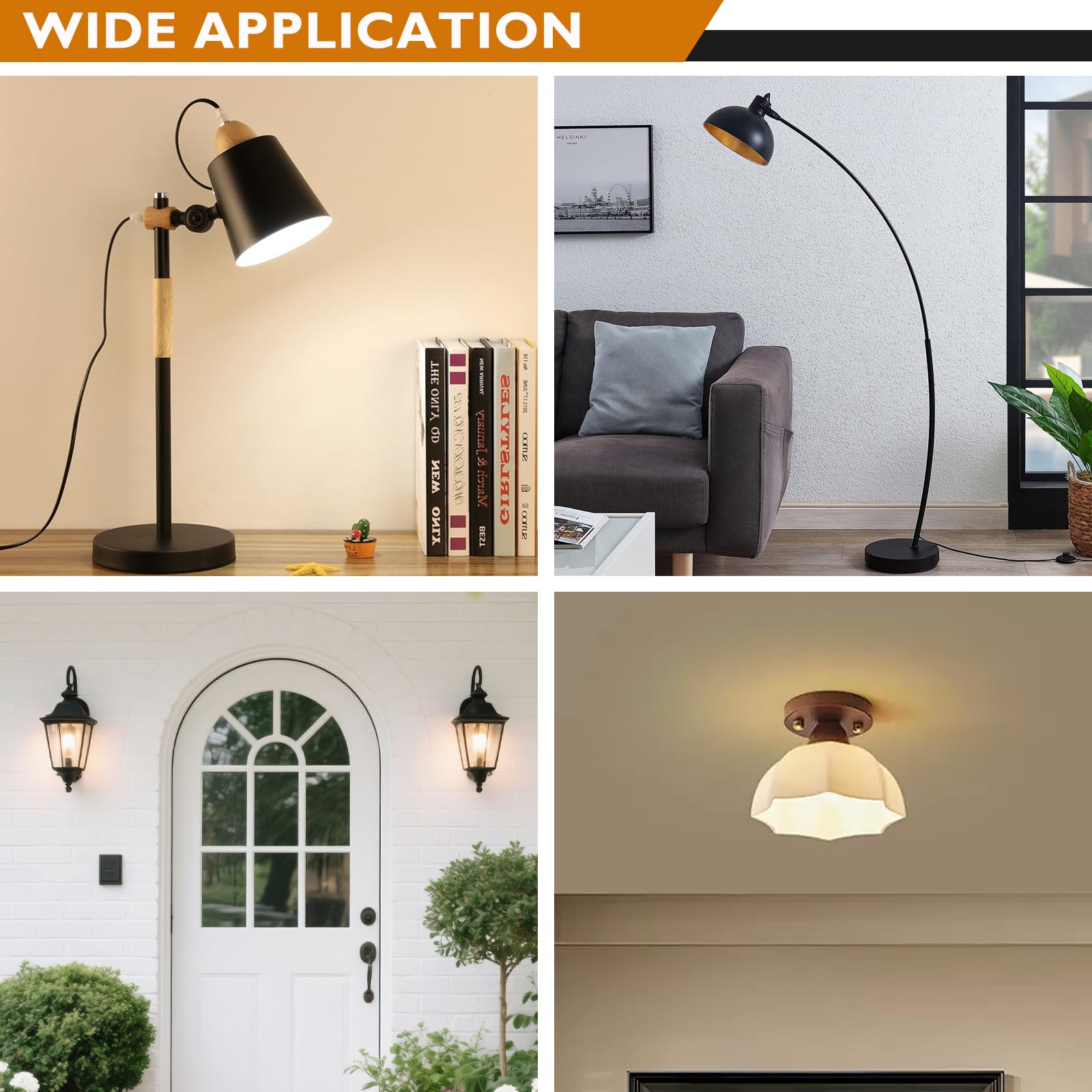 E26 Lamp Socket with Switch - UL Listed -7