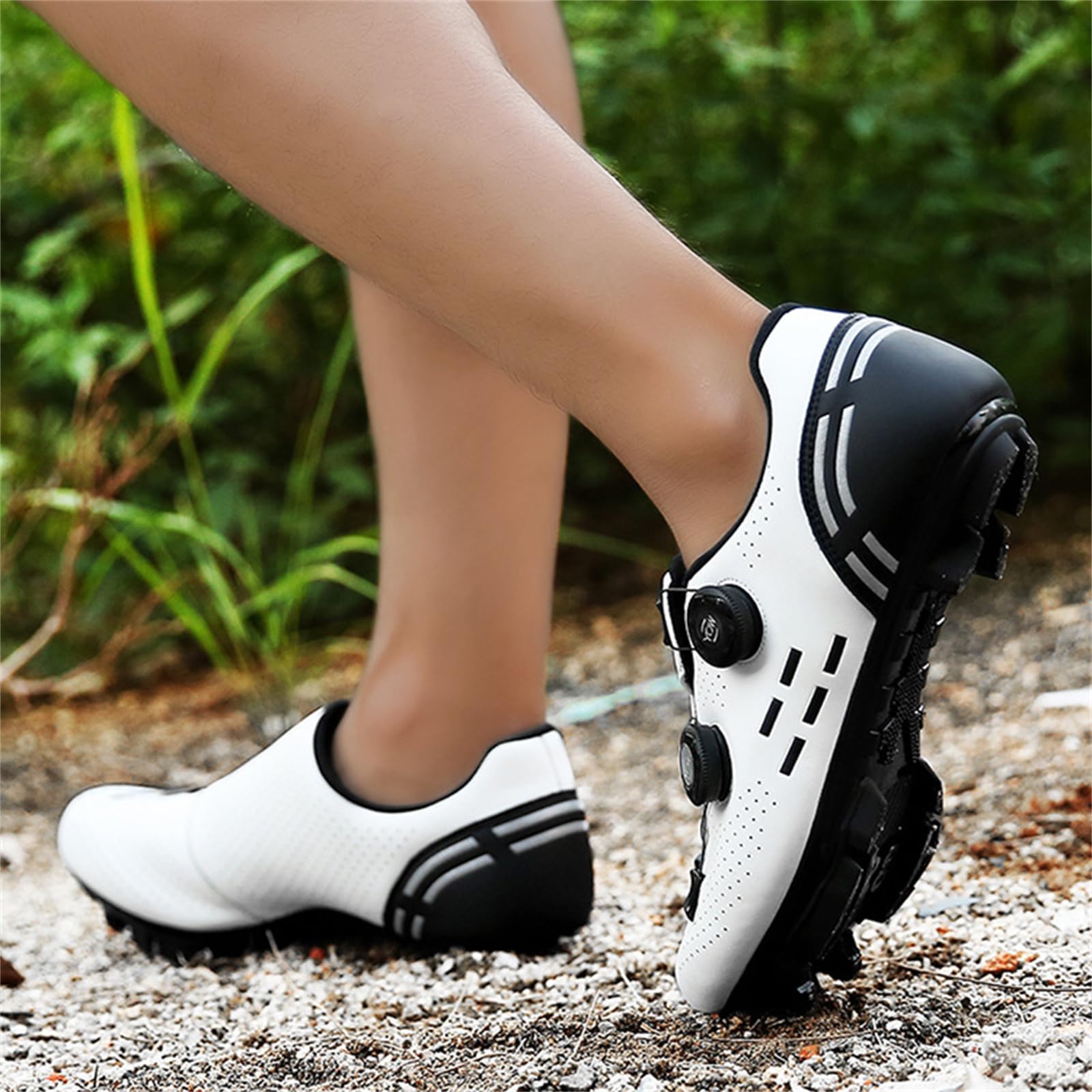 JiuQing Buty do jazdy na rowerze górskim Mężczyźni Kobiety z blokami SPD Buty rowerowe MTB Buty do jazdy na rowerze na świeżym powietrzu
