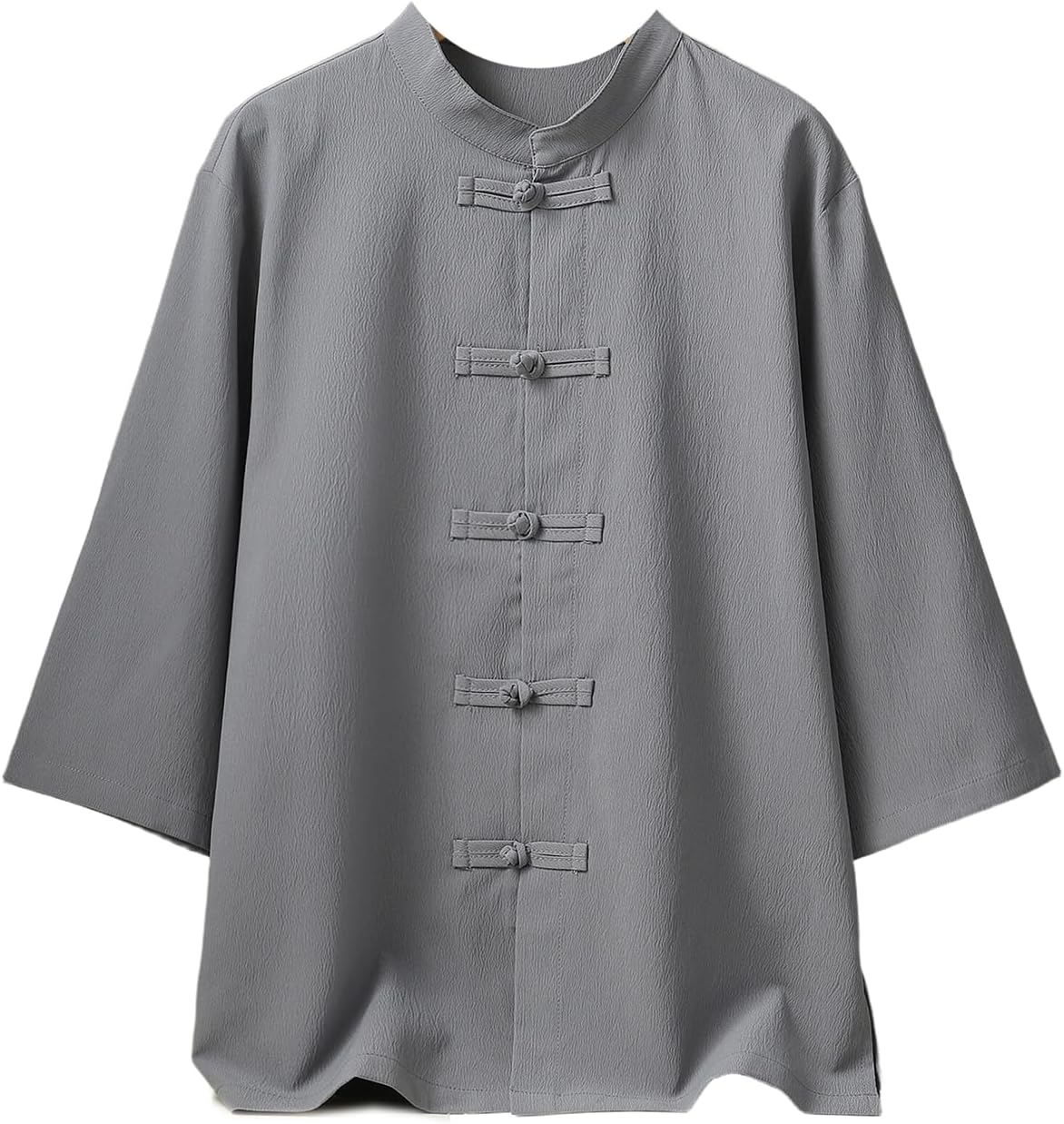 Tang Suit Men's Chinese Style Linen Shirt, Summer Short Sleeve Casual Top