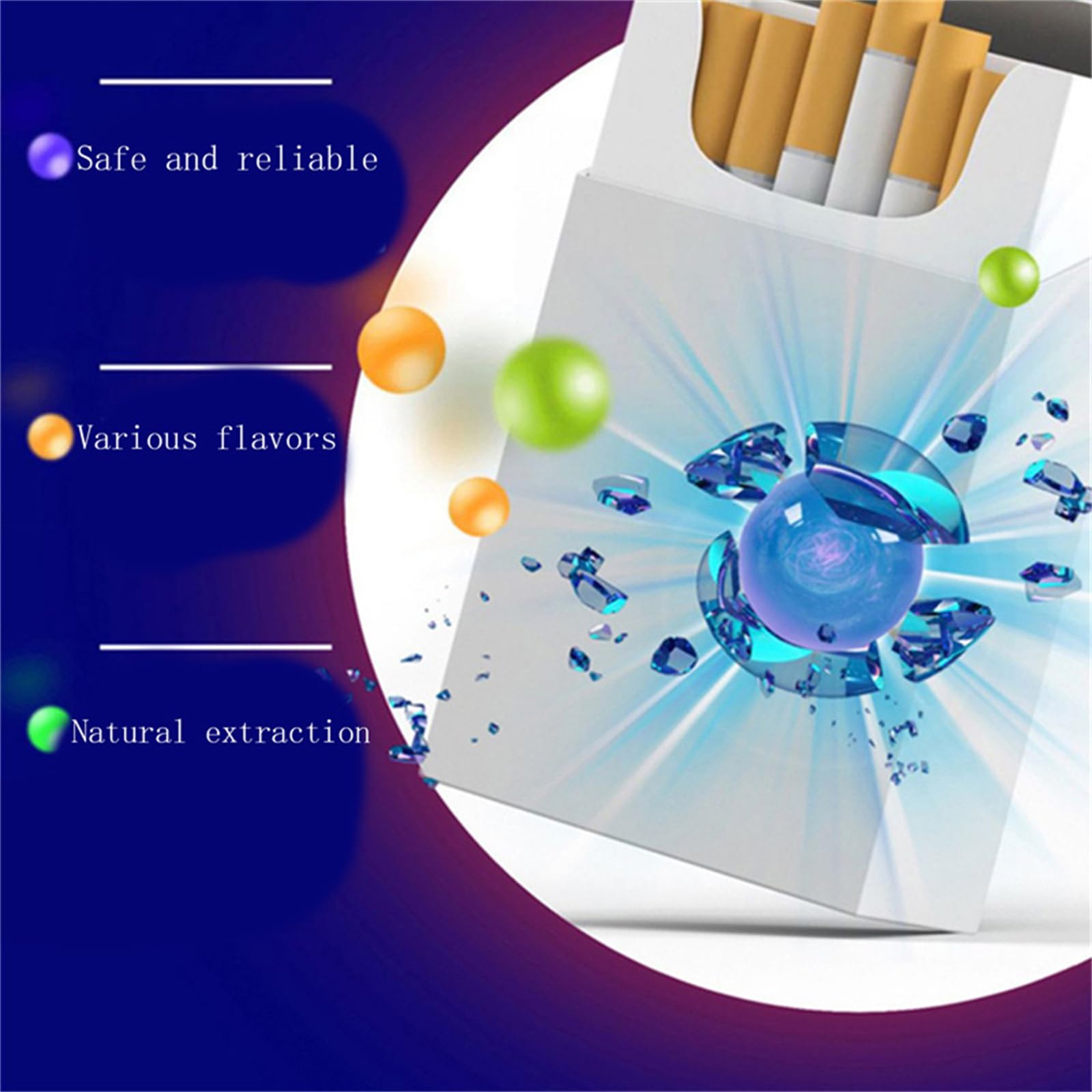 Cigarette Explosive Beads Flavoured Crush Balls Cigarettes Flavored  Crushball Menthol Mint Flavor (Coffee,5 pcs 500 pills) : Amazon.ca: Health  & Personal Care