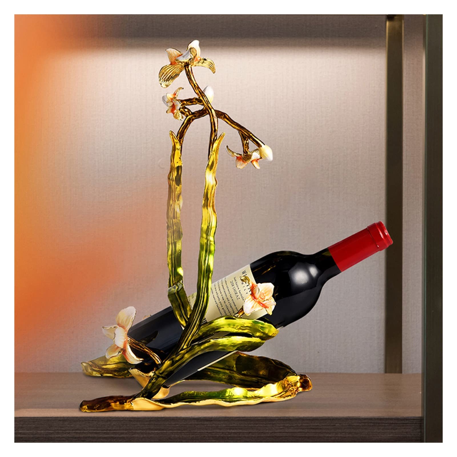 Set 6 Portabottiglie Singoli Da Tavolo In Metallo - Espositore Per Vino, Champagne, Design Moderno, Per Casa, Bar, Ristoranti