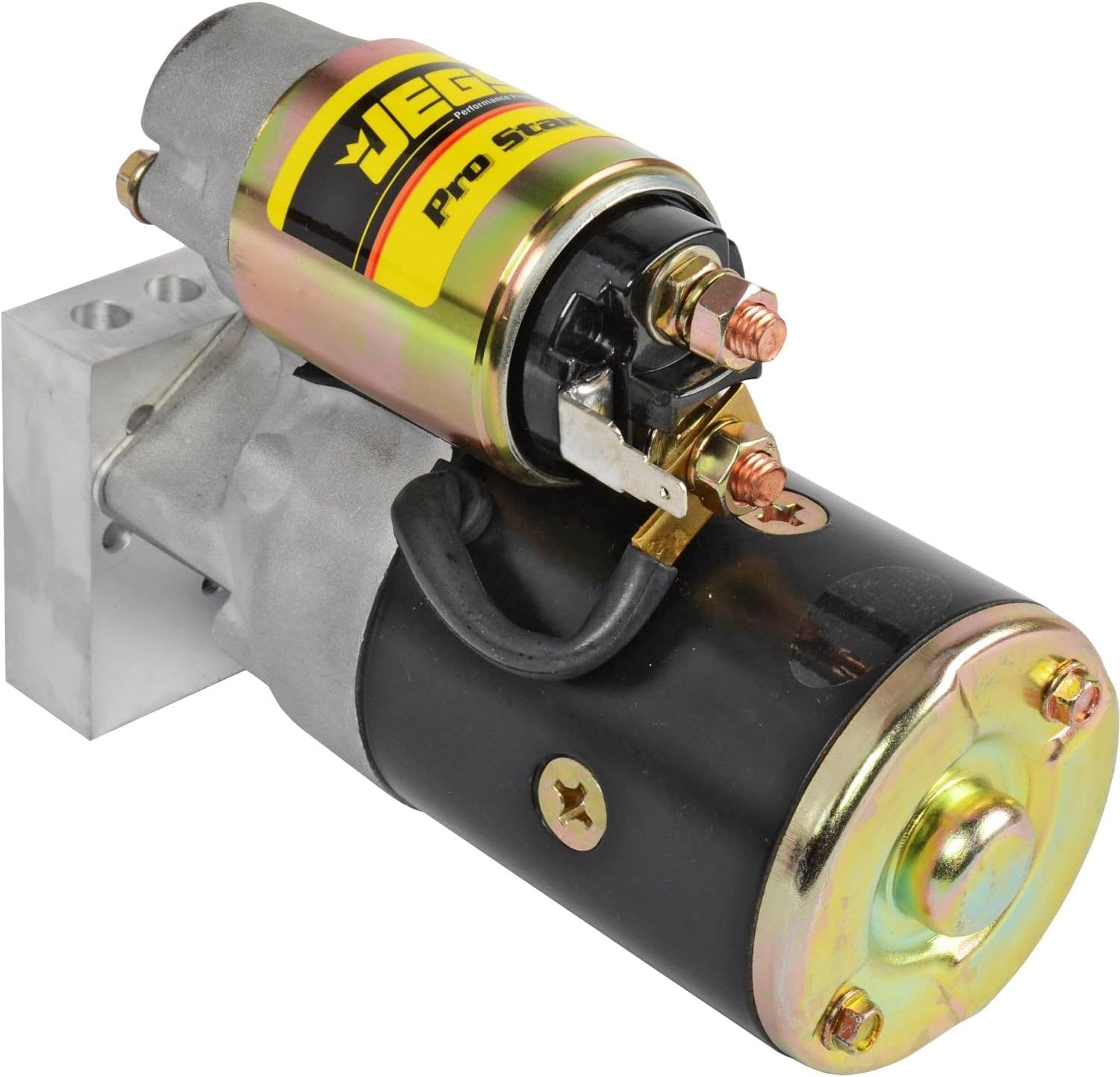 JEGS Heavy-Duty Mini Starter - Hitachi-Style - for Small Block and Big Block Chevy Engines - Made in USA