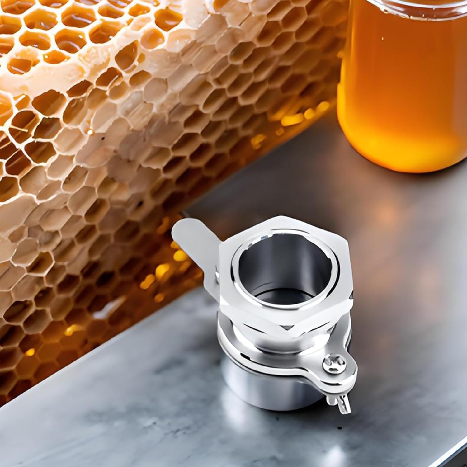 Easy-Install Metal Dear Nozzle Smooth Pour Control Perfect Apiculture Use Easy-Install Metal Dear Nozzle Smooth