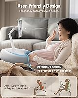 Vista 3 de SAIJI Soporte de almohada Kindle, soporte magnético para iPad compatible con Kindle, tableta, iPad, iPhone, soporte de tableta de 360° para cama