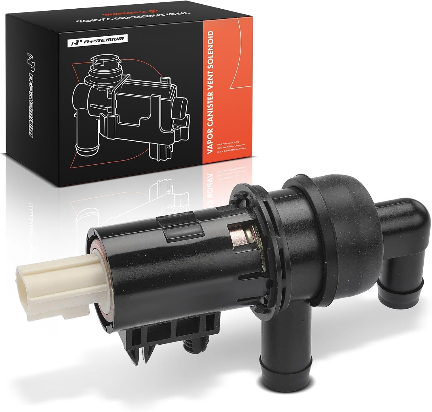 A-Premium Vapor Canister Vent Solenoid Valve Compatible with Ford Thunderbird 2002-2005 & Lincoln LS 2000-2006