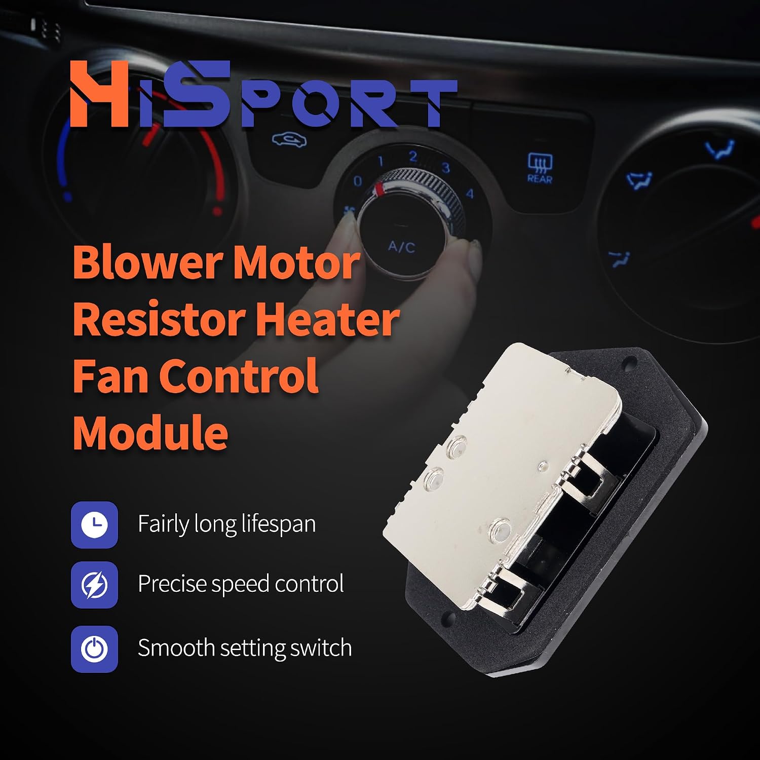 HiSport 8713802110 HVAC AC Heater Blower Motor Resistor