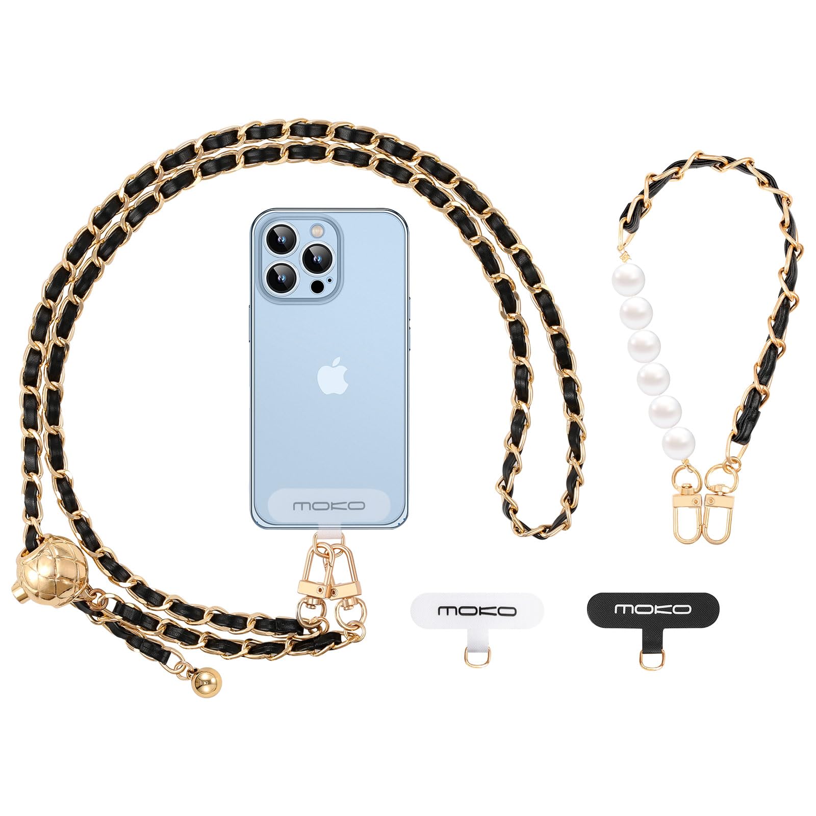スマホアクセサリー NACHI Amazon.com: MoKo Phone Lanyard Crossbody, Universal Phone Chain