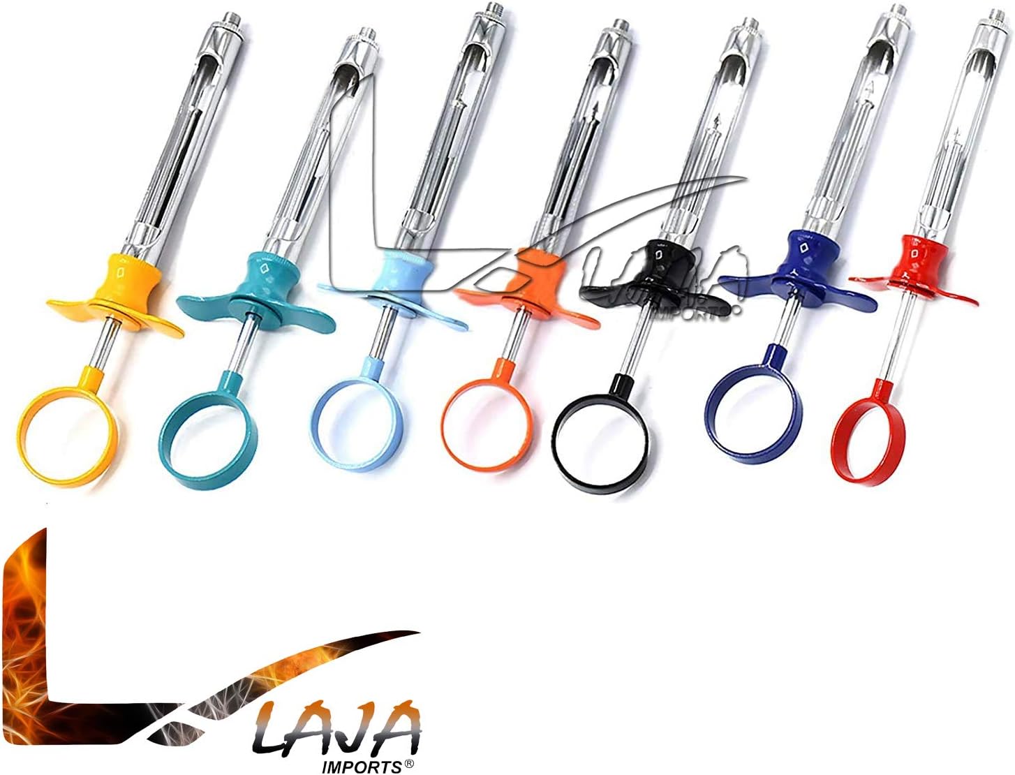 Dental Syringe 1.8Ml Set Of 7 Stainless Steel Dental Instrument Mix Color With Case for Educational Use