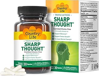 Triple Action Sharp Thought Capsules 30's