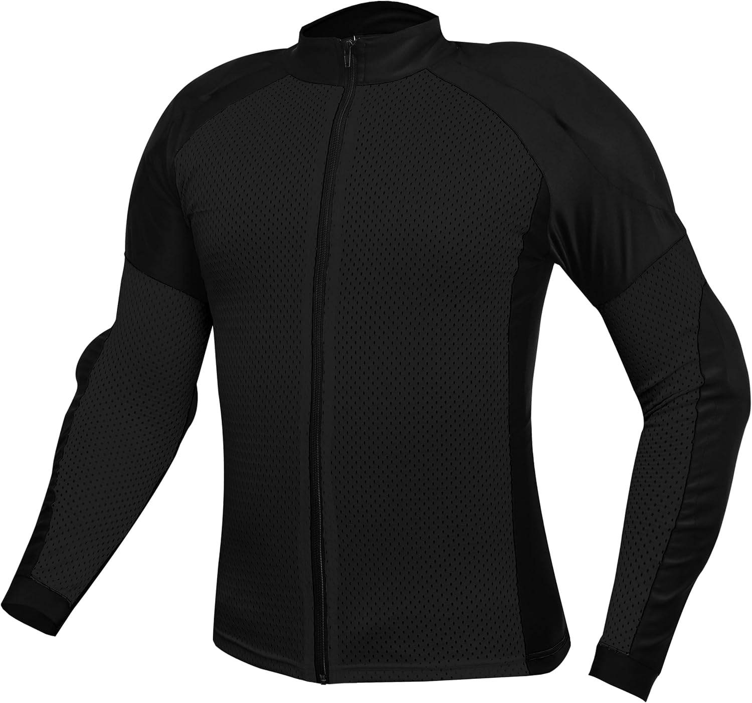 Motorcycle Armored Shirt for Men & Women Breathable Mesh Protective Riding Gear with CE Protection & Removable Padding
