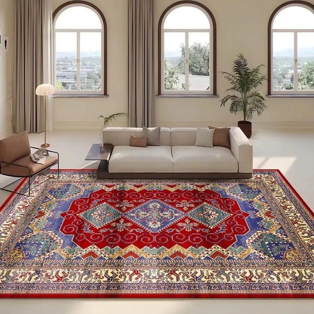 Tapis de salon 180x280 cm en peluche douce pour chambre SY1814 TD
