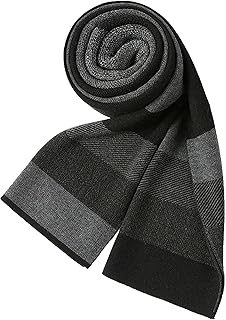 Premium Ultra Warm Wool and Cashmere Winter Scarf for Men – Soft, Stylish & Comfortable – Breathable, Durable & Skin-Frien...