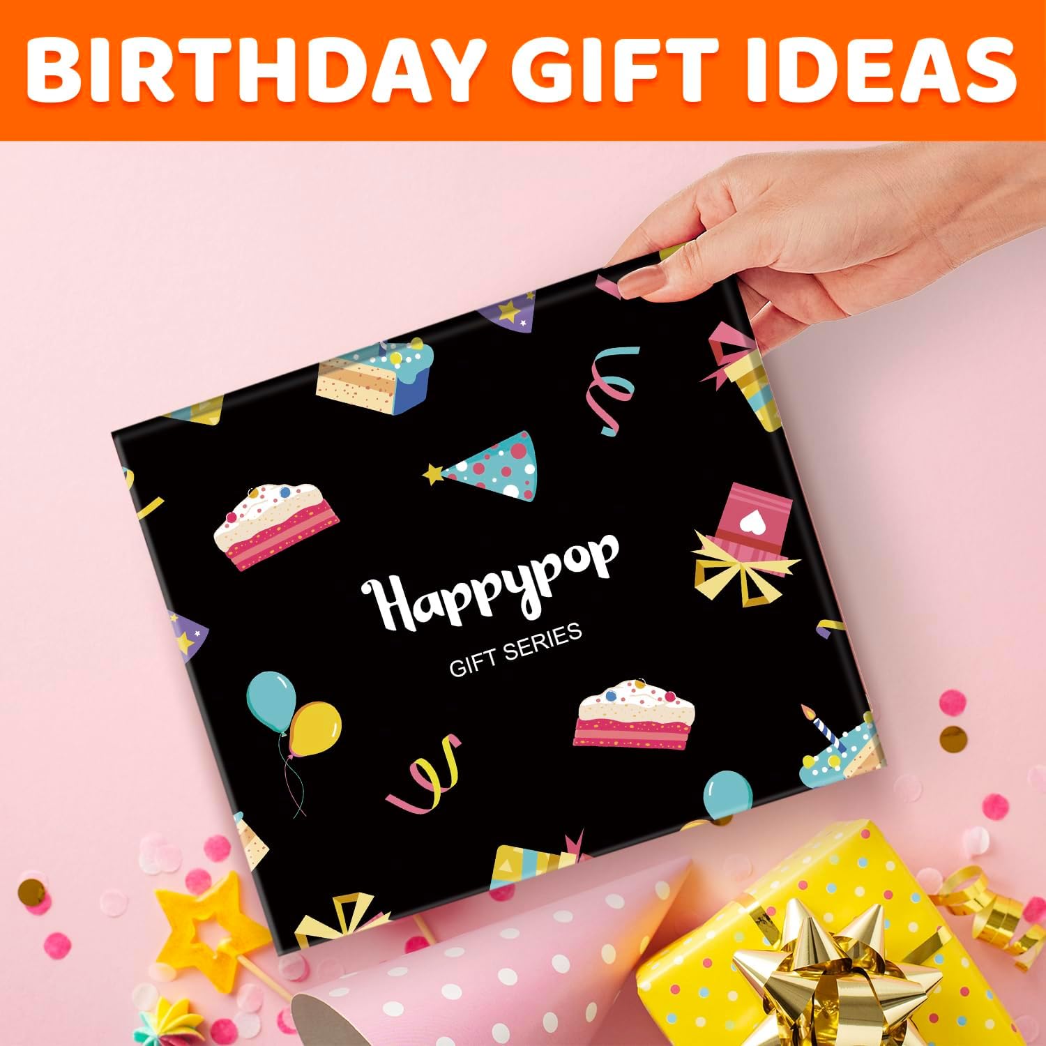 HAPPYPOP Birthday Gifts for Men Women - Socks for 35-60 Year Old, Bday Gifts with Card - Image 7