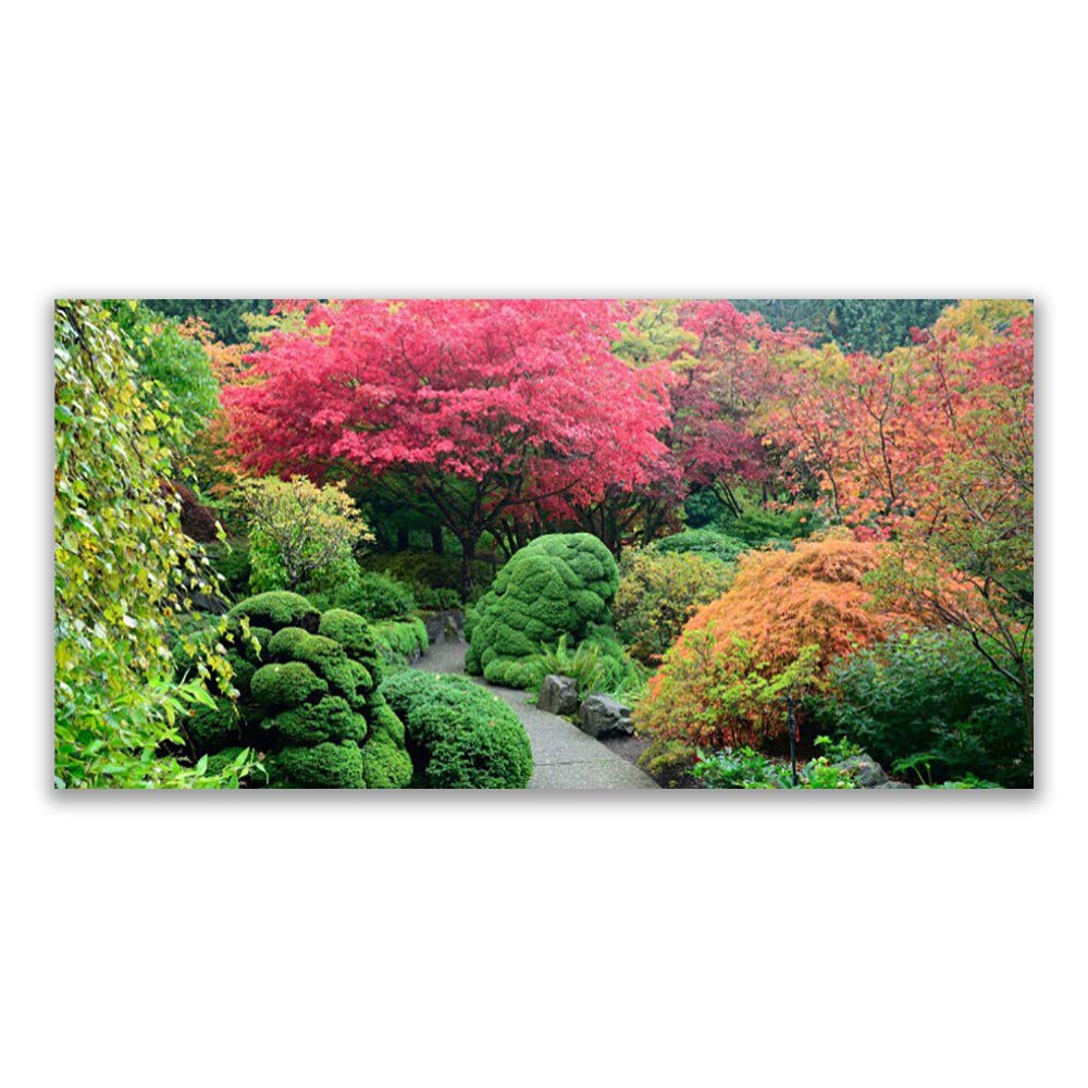 Tableau sur toile 120x60cm nature et grand arbre pour decoration murale