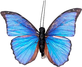 12 Pcs Artificial Butterfly Decorations, 2 Sizes Butterfly Decor for  Crafts, DIY 3D Unique Decorative Butterflies for Fake Flowers Easter Spring  Fall