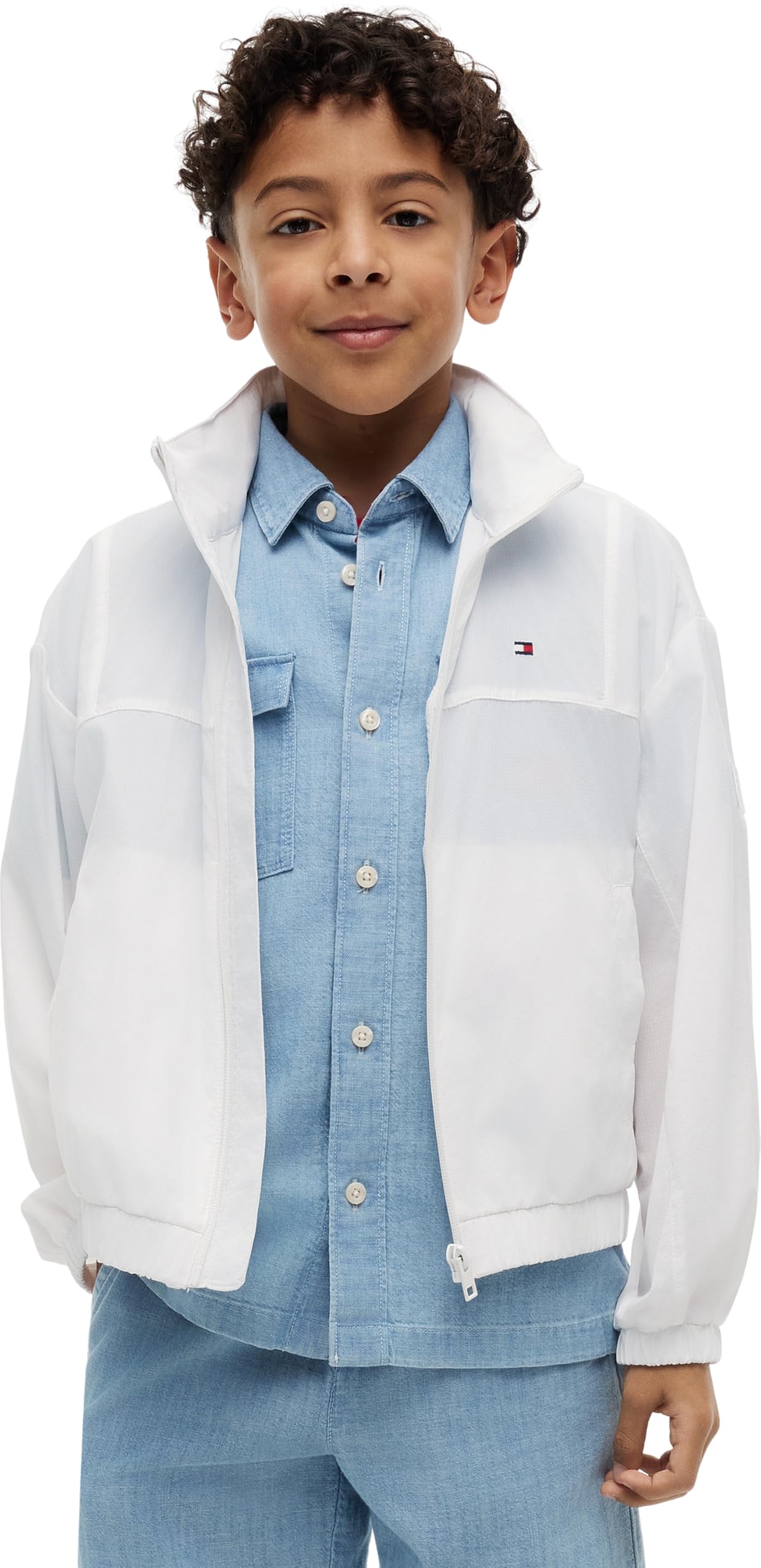 Tommy Hilfiger Unisex Kinder Windbreaker Jacket Ks0ks00741 Jacken (1er Pack)