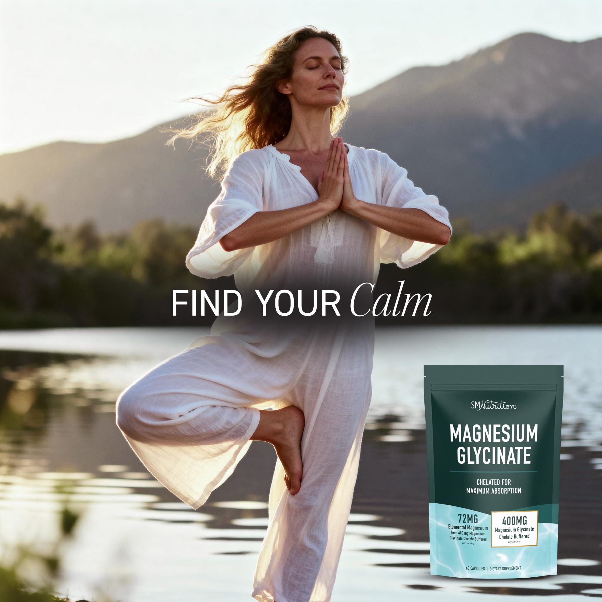 Magnesium Glycinate 400mg, Chelated Magnesium Glycinate, Maximum Absorption — Amazon image 9