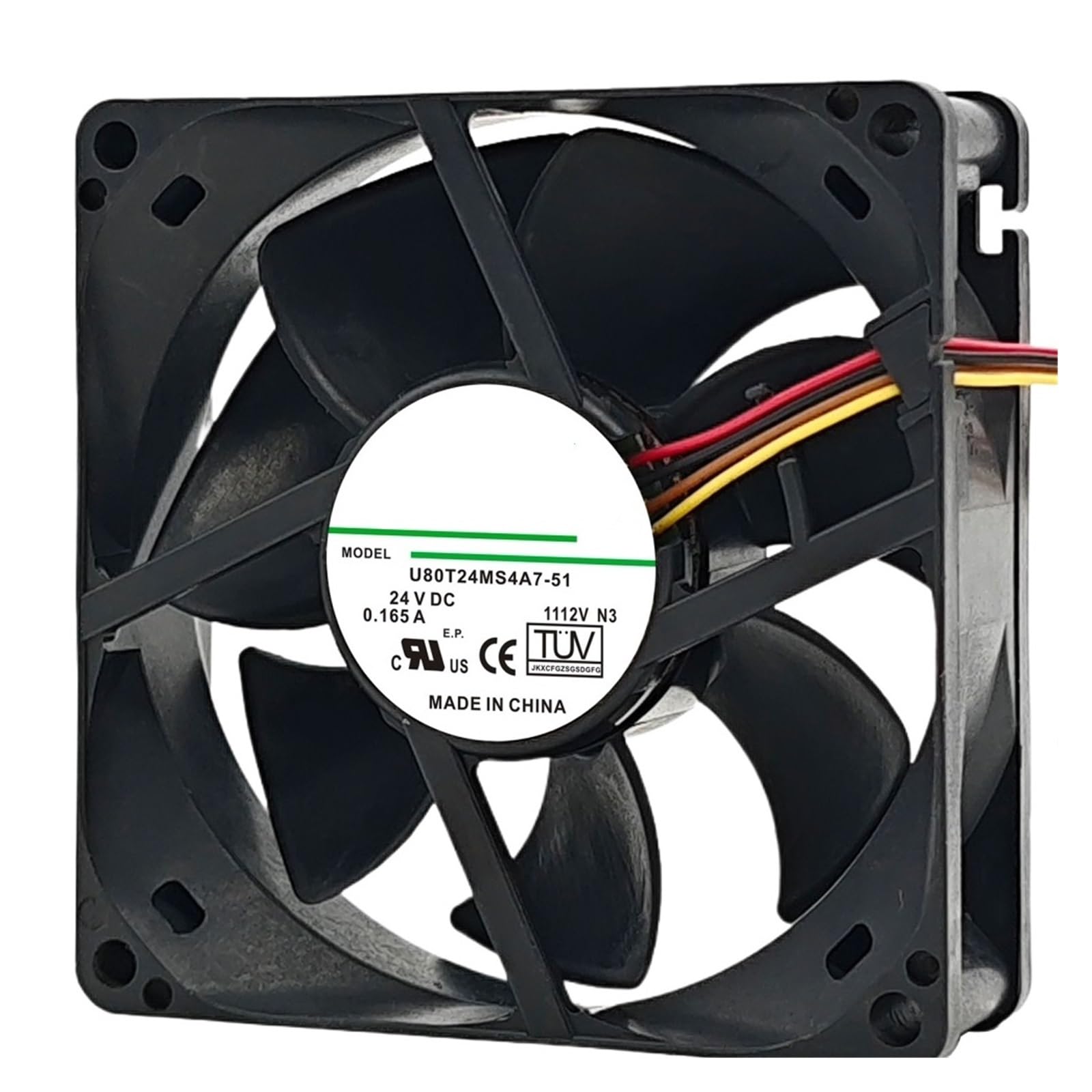 Ventilador de refrigeración de 4 cables para solucionar sobrecalentamiento en sistemas de 24V