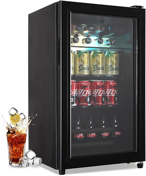 Tymyp FLB-60 2.4 cu ft Beverage Cooler Black