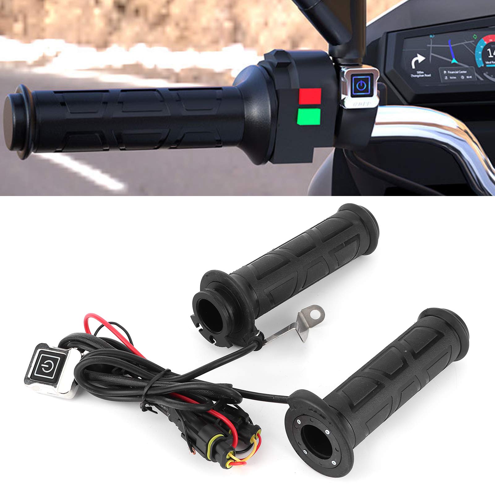 Yctze 7/8 '' Zdejmowane podgrzewane manetki Ogrzewane manetki motocyklowe Podgrzewane manetki sportowe Podgrzewane manetki z regulacją temperatury