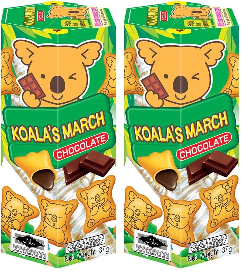 Koala's March Chocolate Biscuits, Calcium Enriched, 37 g (Pack of 2)-image-15