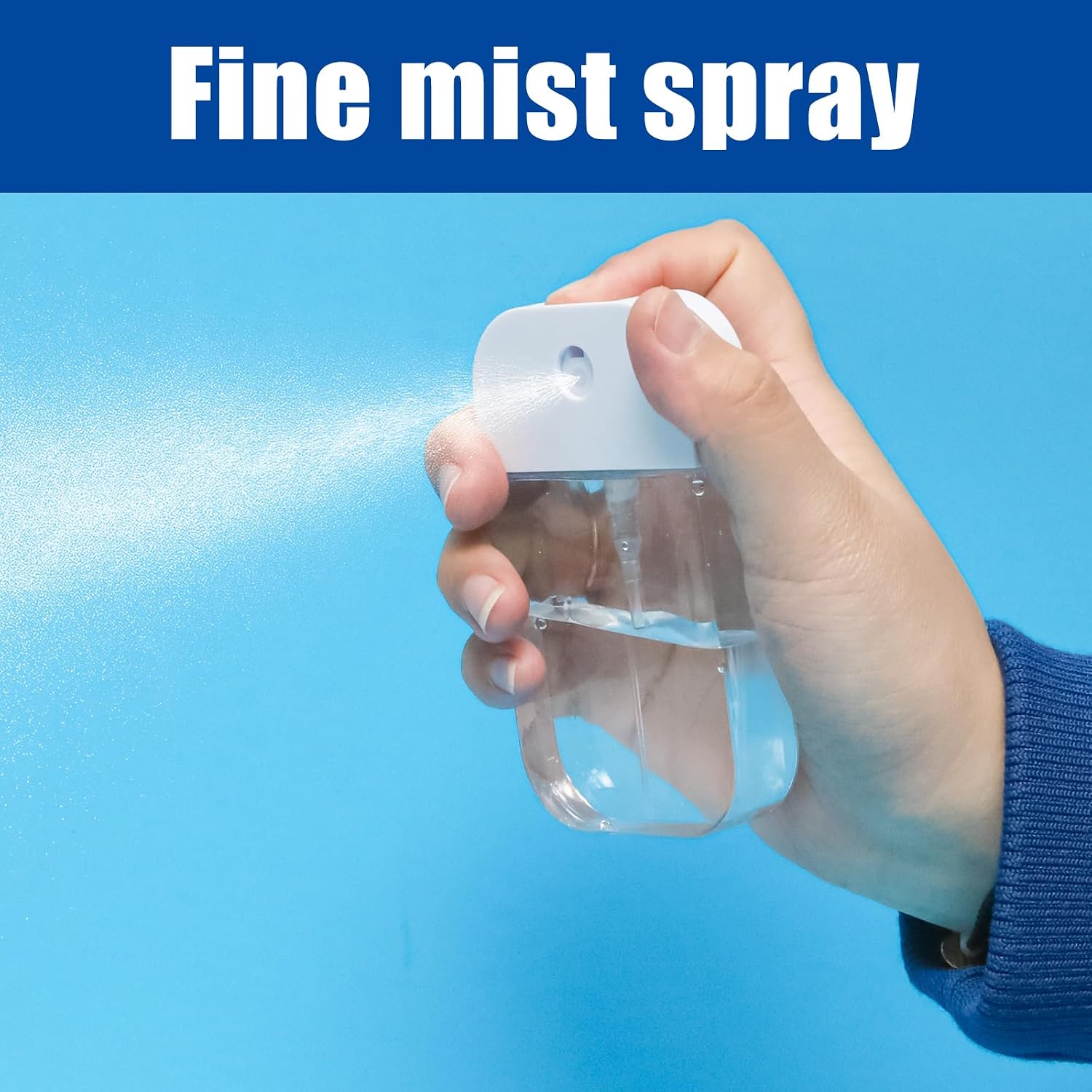 6Pcs 50ml/1.69oz Refillable Clear Spray Bottles image 3