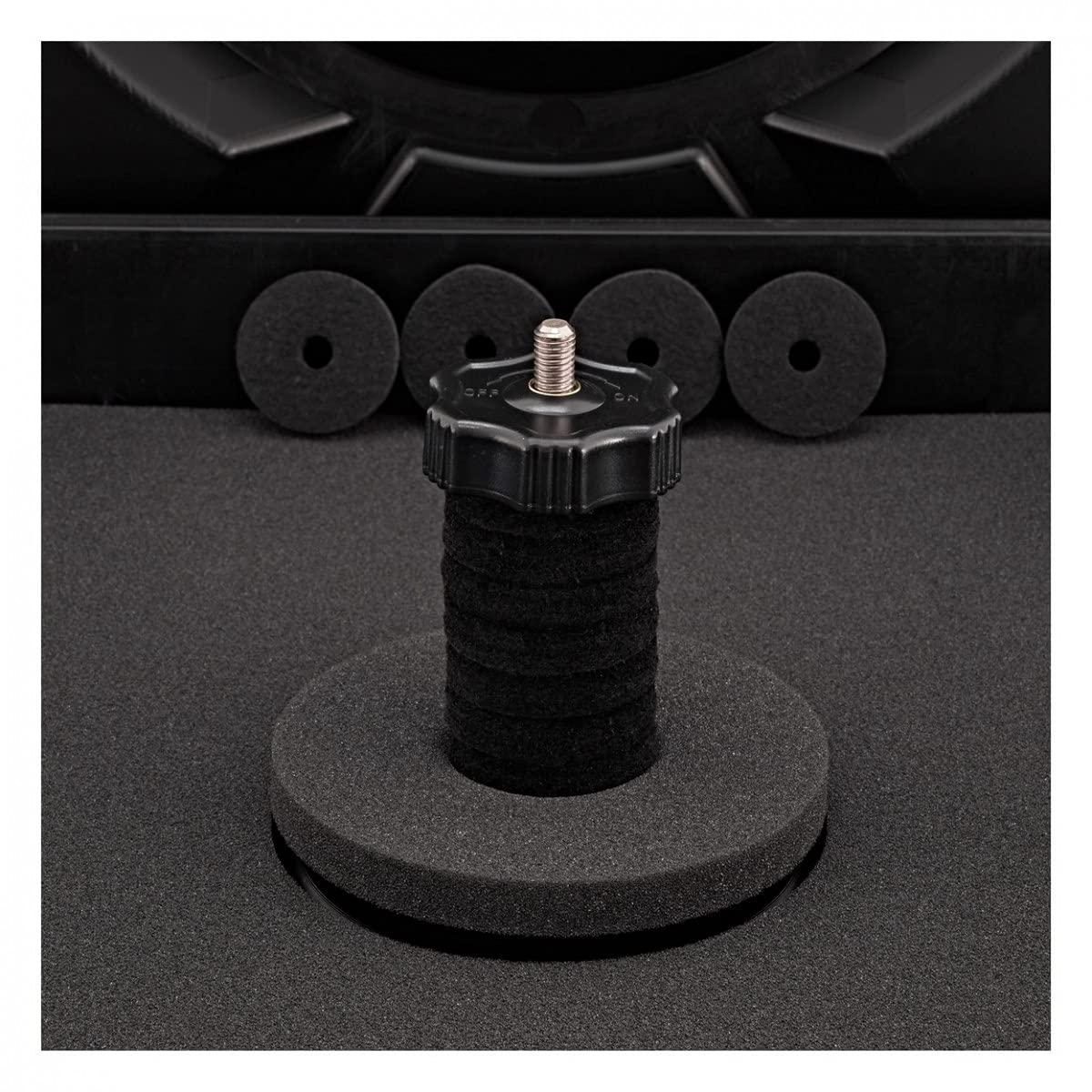Funda para platillos de 21 pulgadas con ruedas de Gear4music - Heavy Duty | Para bateristas y percusionistas en directo, contiene hasta diez platillos de 21 pulgadas, carcasa resistente al agua