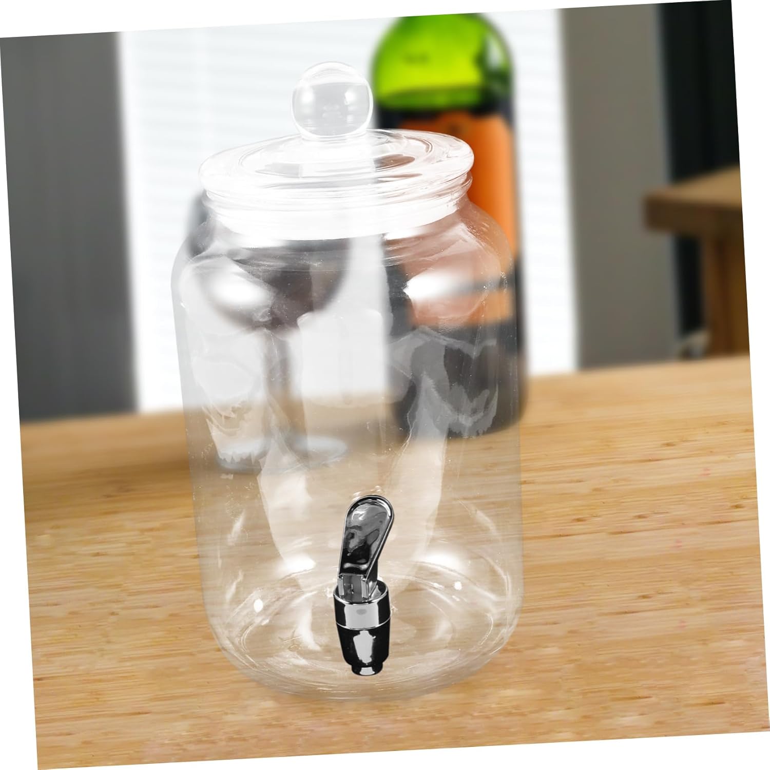 Elegant Glass Juice Jar Faucet Large Capacity Beverage Dispenser for Wine Cold Water Gifts