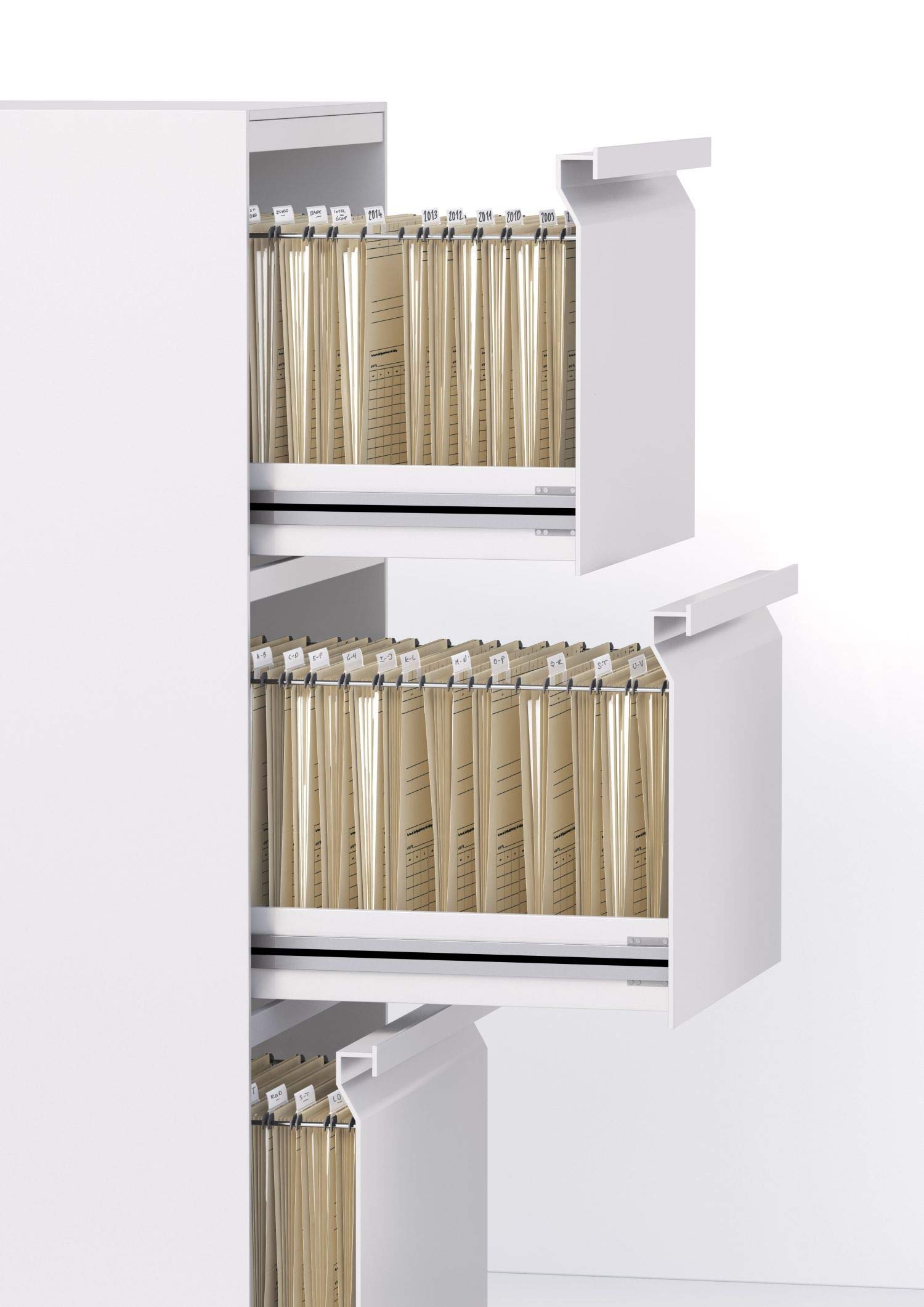 ELBA 100552064 Veric ULTIMATE - Cartella sospesa con fondo in plastica da 6 cm, apertura laterale, colore: Marrone naturale