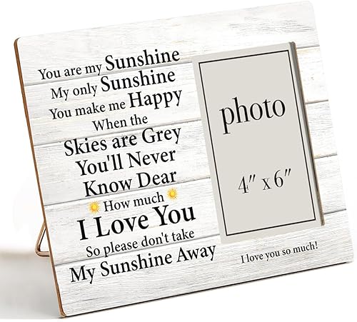Miniatura 1 de Nurawo Marco de fotos de madera de regalo para mujeres y hombres, regalos para mamá, papá, abuela, esposa, marido, novia, marco de madera You Are My