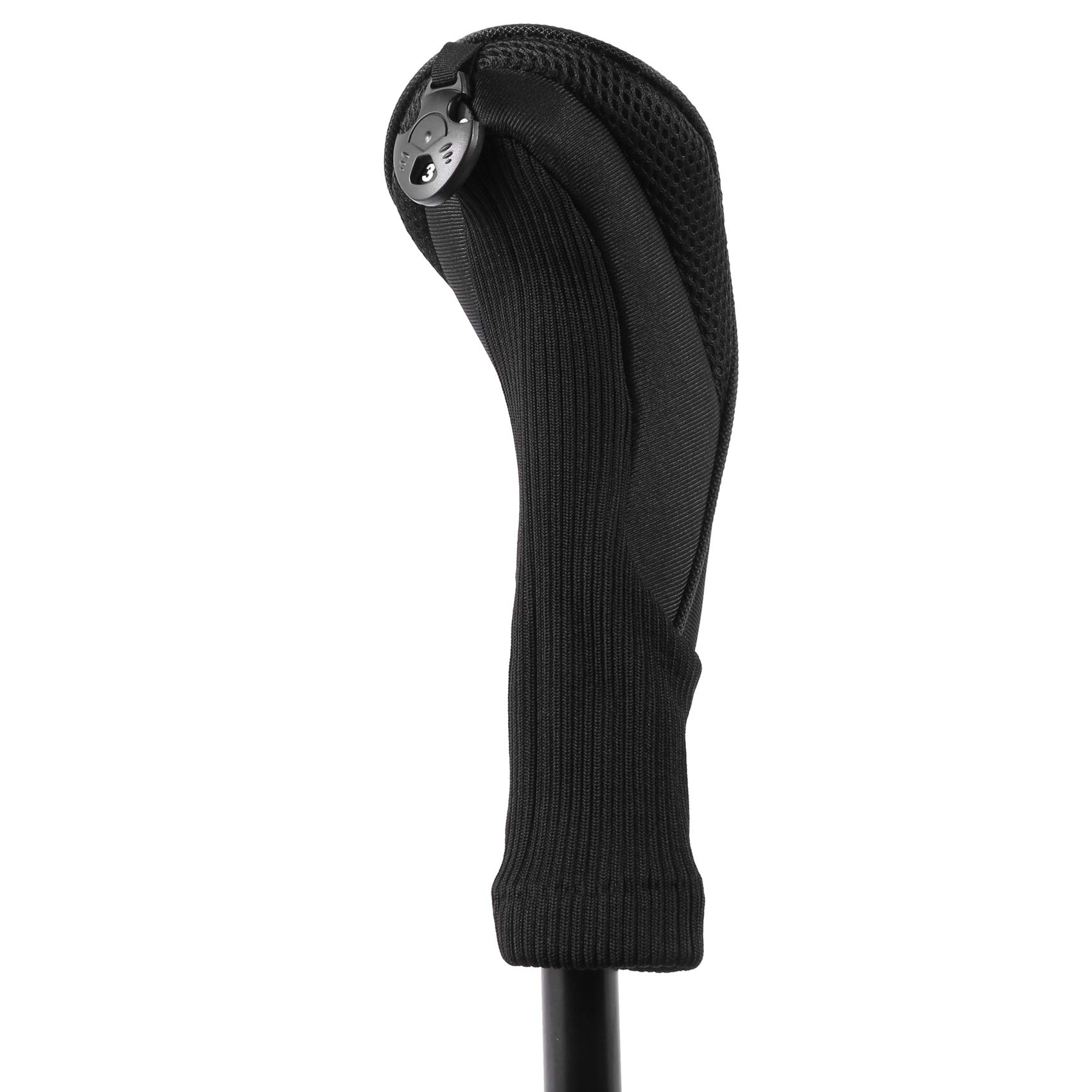 Schwarze Golfschlägerhauben Driver 1 3 5 Fairway Schlägerhauben für Golf passend für alle Fairway- und Driver Clubs 3 Stück
