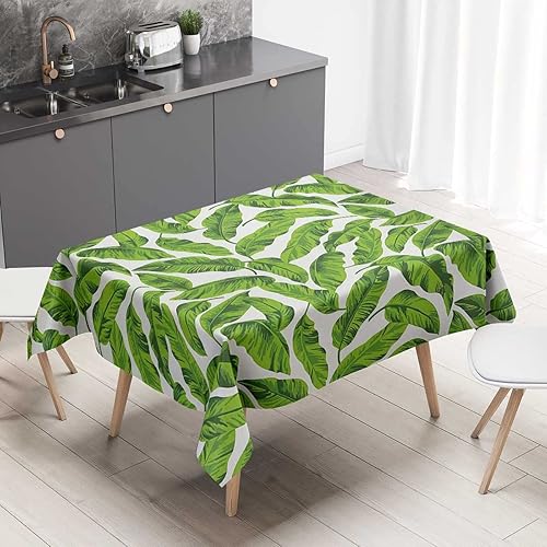 Miniatura 6 de Mantel abstracto para mesa, rectangular, multicolor, a prueba de polvo, resistente a las arrugas, 54 x 72 pulgadas