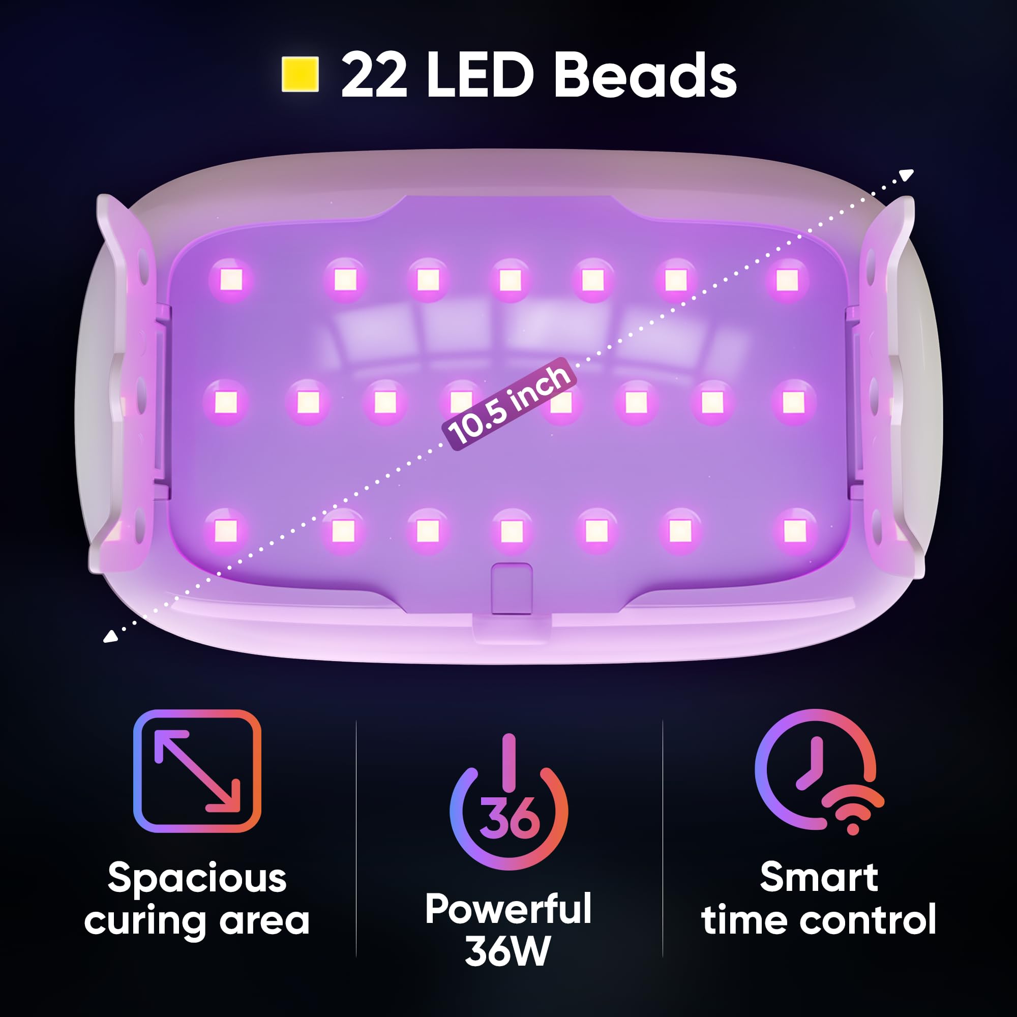 Amazon.co.jp: CRAFT RESIN UVレジンキット ライト付き - 36W 22 LED