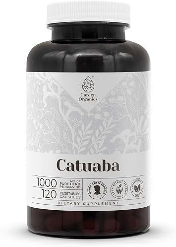Catuaba 120 Capsules | High-Potency Herbal Dietary Supplements | Made with Vegetable Capsules and Catuaba Trichilia catigua, Erythroxylum vacciniifolium Dried Bark 120 Count