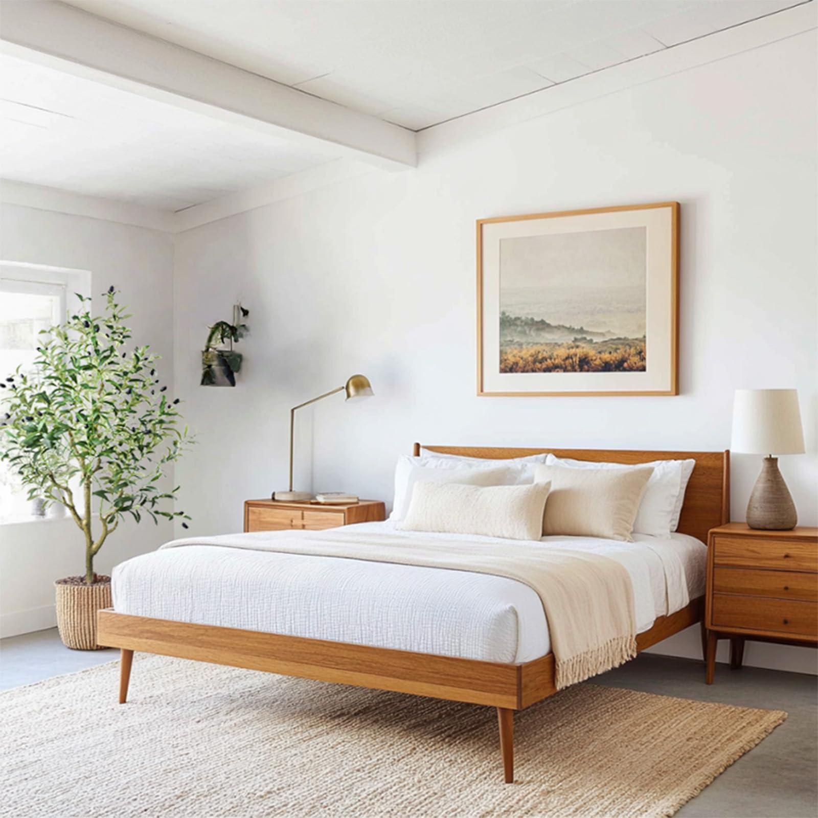 Künstlicher Olivenbaum 150cm Kunstpflanze wie echt Üppig Künstliche Pflanzen Olivenbaum Deko Kunstbaum für Wohnzimmer Schlafzimmer Büro