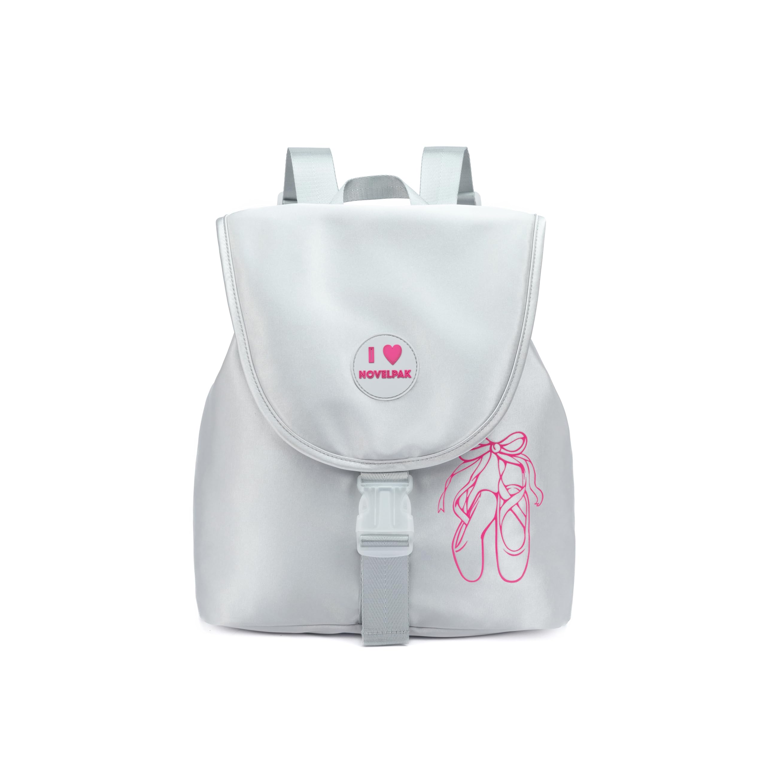 Ballet Dance Backpack for Girls - Personalized Dance Ballet Gift,15L Big Capacity for Teen Dancers (Matt Silver).