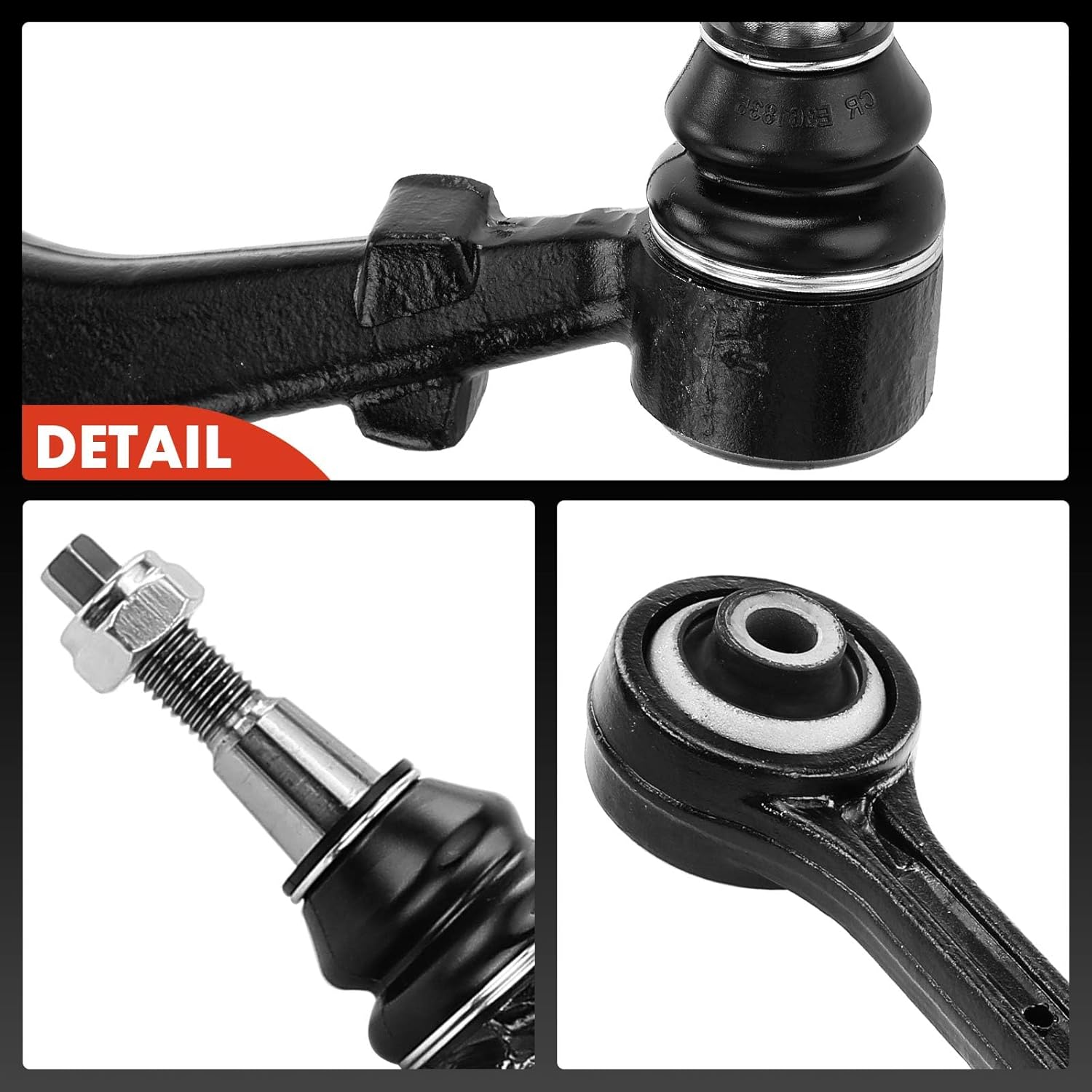 A-Premium Set of 4, Front Forward & Rearward Lower Control Arm Kit, with Ball Joint & Bushing, Compatible with Chevrolet Camaro 2010 2011 2012 2013 2014 2015