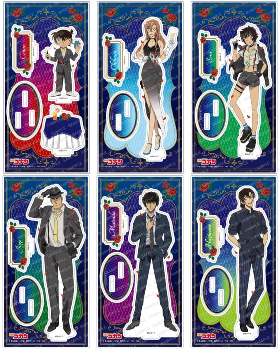 名探偵コナン　萩原千速　アクリルスタンド&グッズセット Amazon.co.jp: 名探偵コナン -ミッドナイトCoolシリーズ- アクリル
