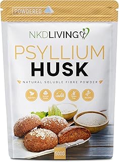 NKD Living Psyllium Husk Powder (500g) | Tested for Heavy Metals, Micro-Organisms and Over 500 Pesticides (500g)