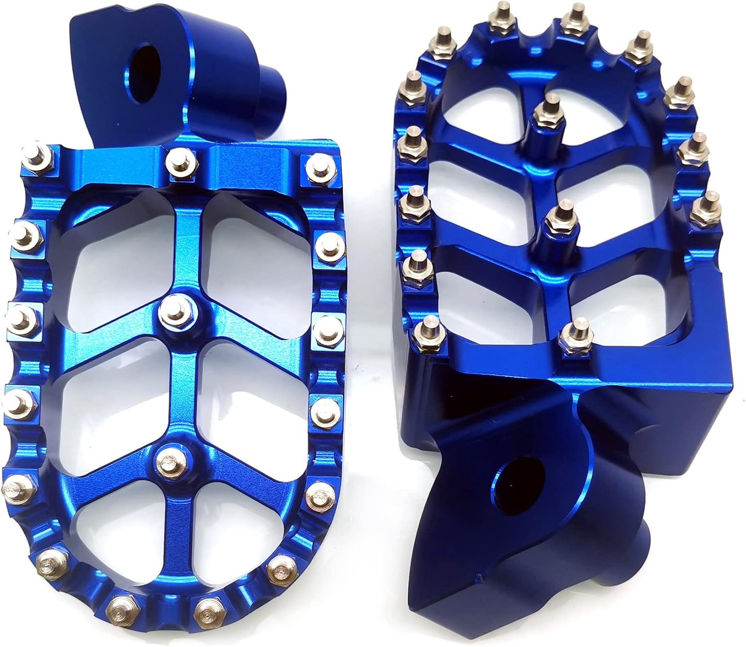 MZS Dirt Bike Foot Pegs + Dirt Bike Brake Clutch Levers Compatible with YZ125 YZ250 YZ426F YZ450F YZ250F